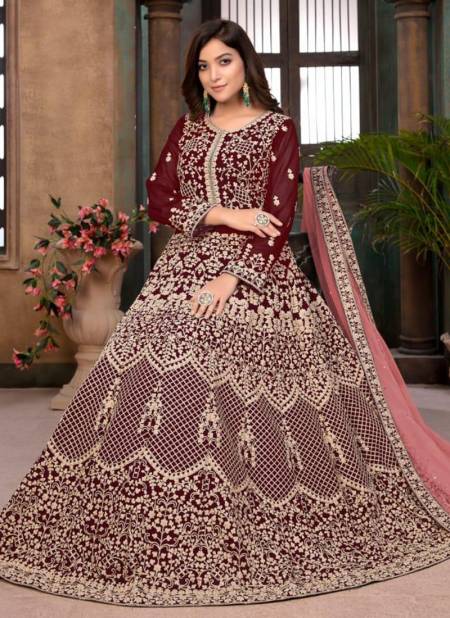 TWISHA AANAYA VOL 123 Exclusive Designer Gown Fancy Festive Wear Faux Georgette Embroidered Salwar Suit Collection